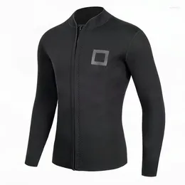 Women's Swimwear Mens Wetsuit Top Jacket - 3mm Neoprene Long Sleeve For Warmth & Comfort- Surfing Snorkeling Swimming Diving Suit