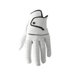 Aids Men's Golf Sheepskin Glove Antislip Breathable Durable Left Hand Wear, Golf Sheepskin Glove Man Antislip Breathable