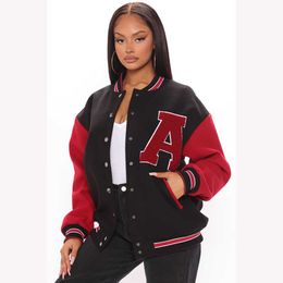 Wholesale Price Customised Made Design Winters Wear Clothing Long Sleeve Varsity Jacket For Women