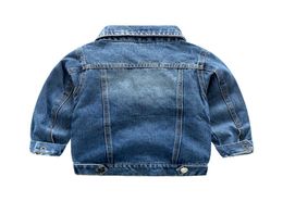 children boys denim jacket coat kids 100 cotton jeans outerwear 38y children clothing tops jackets baby girl casual warm coats3706635