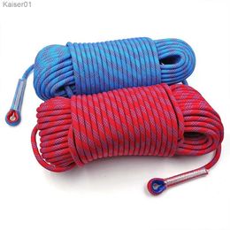 Climbing Ropes 50m static climbing rope 10mm tree wall climbing equipment outdoor fire escape rescue safety rope 10m 20m 30mL2403