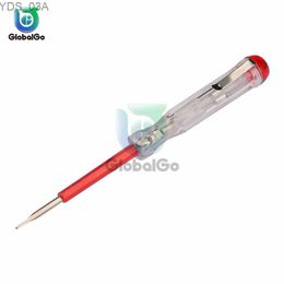 Current Meters AC 100-500V Pocket Pen Sensor Voltage Detector Tester Screwdriver Clip Test Pencil Multifunctional Flat Screwdriver Test Pen 240320