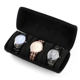 Headphones 3 Slots Watch Travel Case Vintage Display Watch Storage Box Watch Organisers Watch Travel Case Watch Accessories Watch Boxes New