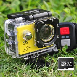 4K Action Camera 1080P/30FPS WiFi 2.0 170D Underwater Waterproof Helmet Video Recording Camera Sports Cameras Outdoor Mini Cam 240304