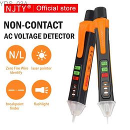 Current Metres NJTY Non Contact Voltage Detector T02A AC Voltage Tester Pen Metre 12-1000V Electric Sensor Test Pencil Smart Breakpoint Finder 240320