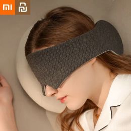Control Xiaomi Youpin Sleeping Mask Blackout Eyepatch Adjustable Eye Cups Blindfold With Neck Pillow Earmuffs For Travel Side Sleepers
