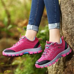 Fitness Shoes 36-37 Grey Womans Tactical Sneakers Boa Hiking Boots For Children Girls Sport Universal Brands Fast YDX1