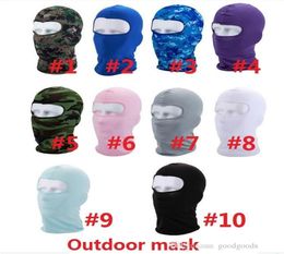 Sport Ski Masks Bicycle Cycling Mask Caps Motorcycle Barakra Hat CS windproof dust head sets Camouflage Tactical Mask ST8416699925