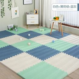 30x30x1cm Baby Play Mats Plain Colour Puzzle Mats EVA Foam Mat Kids Jigsaw Mats For Bedroom Protective Floor Tiles Mat Baby Games 240314