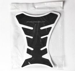 1pcs Carbon Fibre Tank Pad Tankpad Protector Sticker For Motorcycle Universal9538320