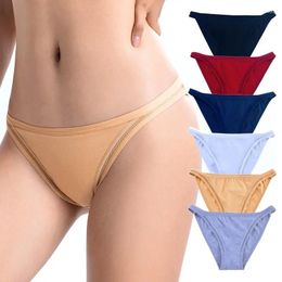 Women's Panties Fashion Trend Half Pack Buttock Briefs Women Pure Cotton Breathable Simple Girl Bikini Strap