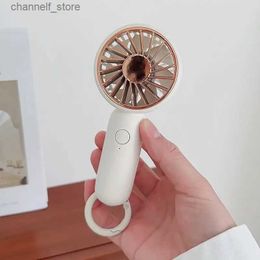 Electric Fans Turbo Fan Mini Charging Vertical Fan Mini Portable Air Conditioning Fan Home Electric Personal Handheld CoolerY240320