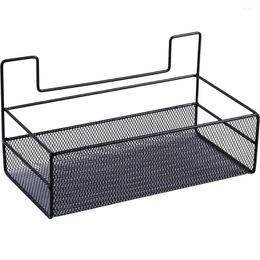 Kitchen Storage Shelf Towels Toilet Organiser Bathroom Rack Basin Wall Basket Shower Shelves For Iron Mounted Black Wire