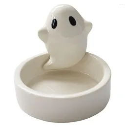 Candle Holders Tealight Holder Ceramics Ghost Wedding Table Decor Halloween Cute Shape
