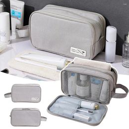 Storage Bags Wet Dry Separation Toiletry Organiser With Handle Durable Tear-Proof Cosmetic Bag For Outdoor Travelling