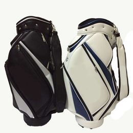 Golf Bag New Professional Ball Bag for Men and Women PU Leather Waterproof Lightweight Club Bag Durable Standard Ball Bag