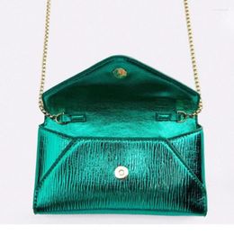 Evening Bags Design Envelope Bag Fashion Product Gold Chain Shoulder Crossbody Mobile Phone