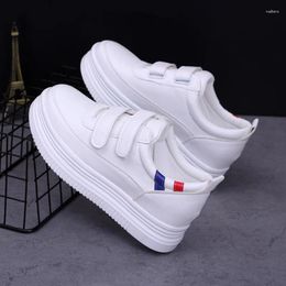 Casual Shoes Women Sneakers Platform Trainers White 5CM Heels Autumn Wedges Breathable Woman Height Increasing