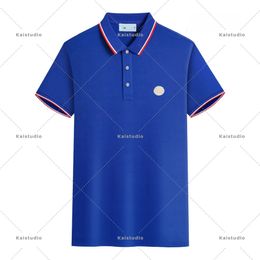 2024 Spring/Summer Design Casual Men's and Women's Versatile Polo Shirt with Polo Collar Short Sleeve Fashion Versatile