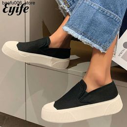 Casual Shoes New Loafers Womens Spring 2024 Shallow Womens Patch Work Slide Casual Canvas Shoes Outdoor Walking Running Tablet Sports Shoes Q240320