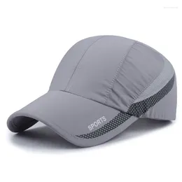 Ball Caps Men Women Outdoor Sport Baseball Mesh Hat Running Visor Quick-drying Cap Cute Hats For Bonnet