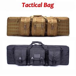 Bags 93 108 118 142cm Tactical Gun Bag Military Hunting Shooting Airsoft Paintball Air Gun Sniper Rifle Case Hiking Molle Backpack