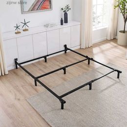 Other Bedding Supplies Maintays 7 Adjustable Metal Bed Frame Black Adjustable Double Large Spring Box Requirements Y240320