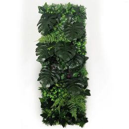 Decorative Flowers 120 40CM Artificial Flower Plant Grass Wall Green Moss Garden Hanging Accessories Vibrant Lawn