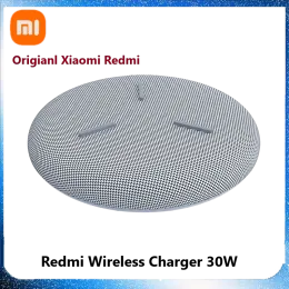 Control Original Xiaomi Redmi Wireless Charger 30W Max With Cooling Fan Mini Charging Type C Fast Charge For Huawei iPhone Samsung Phone