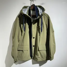 Men's Jackets 2024ss SA Casual Outdoor Jacket Irregular Zipper Design Clothes Y2k Techwear Coat Windbreaker Clothing