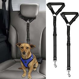 Leashes and Dog Chains Hot Selling Pet Car Seat Elastic Cushioning Traction Belts