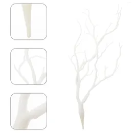 Decorative Flowers Faux Antler Accessories Creative Branches Artificial Tree Layout Props Vase Filling Decorations Fake Dried White Headband