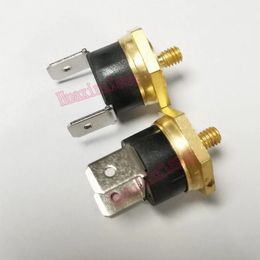 5PCS/Lot KSD301 Temperature Switch Thermostat Sensor M4 Hexagon-Copper-Head 10A/250V Normally Close