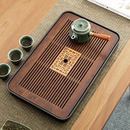 Tea Trays Bamboo Made Melamine Tray Storage Of Water Set Household Dry Brewing Table