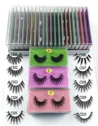 whole 3d mink false eyelashes 10 style fluffy wispy fake lashes natural long makeup Eye lash extension in bulk9456779