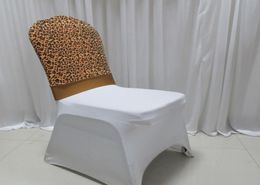 2 Different Leopard Print Style Spandex Chair Cover Topper 20PCS A Lot For 9055197