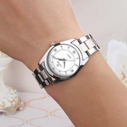 Wristwatches WWOOR Classic Luxury Women Watches Stainless Steel Dial Delicate Waterproof Ladies Quartz Wristwatch Fashion Casual Dress Clock