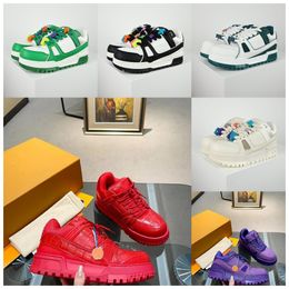 Luxury Brand Casual Shoe Designer Trainer Maxi Sneaker Small Fat Ding Men's and Women's Sneakers Fashion Leather Donkey Brand Double Sneakers size35-45