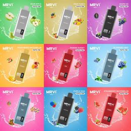 MRVI HOLY 7500 Puffs Vaper Electronic Cigarette Disposable Vapes Screen Display Mesh Coil 600mAh Rechargeable Battery Vapes 15ml Pod 2% 3% 5%