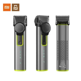 Trimmers Xiaomi Youpin New Men's MultiFunction IPX5 Waterproof Grooming Kit Pro Electric Hair Clipper 4in1 Shaver Nose Hair Trimmer Set