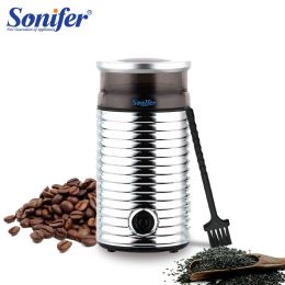 Grinders Electric Coffee Grinder Maker Beans Mill Herbs Nuts Stainless Steel 220V Sonifer