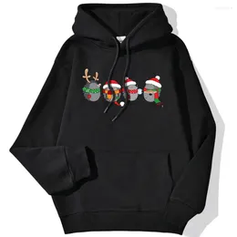 Women's Hoodies Woman Hoodie Loose Warm Comfortable Cartoon Female Clothes Christmas Hedgehogs Printing Pullover Drop Sleeves Pocket Tops