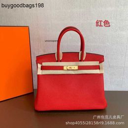 Designers Bags Handbags High End Quality Togo Leather Bag Litchi Pattern Top Layer Calf Handbag Single Shoulder Messenger