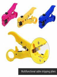 1pc Coaxial Cable Stripper MultiFunction Cutter Tool Rotary Coax Stripper for RG6 RG59 RG7 TV Satellite Crimping Pliers Tool bFAB5610380