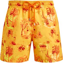 Vilebre Pantaloncini da uomo Bermuda Pantaloncini Boardshorts UOMO SWIM SHORTS TORTUES MULTICOLORES Trunks Uomo Surfwear Bermuda Beach Short Turtles Estate 89451