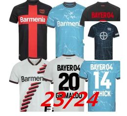 23 24 Bayer 04 LevErkuSen Soccer Jerseys WIRTZ BONIFACE HINCAPIE HOFMANN TAPSOBA SCHICK PALACIOS FRIMPONG GRIMALDO 2023 2024 Home Away B.IGLESIAS Football Shirts 99