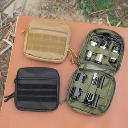 Storage Bags 600D Oxford Cloth Tent Lamp Accessories Organiser Adjustable Elastic Belt Tactical Camping Bag For Goalzero/M3/ML4/ZN