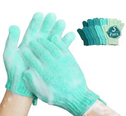 Cleaning Gloves Shower Exfoliating Scrub Medium To Heavy Bathing Body Wash Dead Skin Removal Deep Cleansing Sponge Loofah For Wome9803595