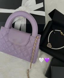 High quality designer bag fashion handbag purses purple high-end elegant vintage handbag purse Fashion ladies bag 24 new wholesale