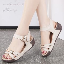 Sandals Women Sandals Orthopaedic Slippers Corrector Walking Sandals Open Toe Summer Shoes Vintage Low Heels Female Platform Shoes Sandal